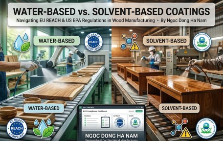 Water-Based vs. Solvent-Based Coatings: Navigating EU REACH and US EPA Regulations in Wood Manufacturing